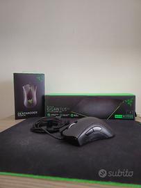 Razer DeathAdder Essential + Razer Gigantus V2(M)