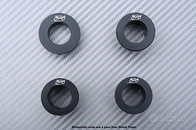 Distanziali ruota ant e post fissi Street Triple