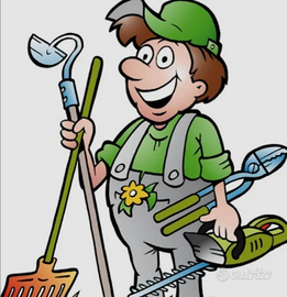 Giardiniere pulizia giardino