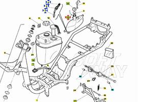 Serbatoio Aprilia Scarabeo 50 AP8230859