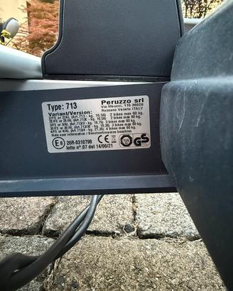 Portabici Peruzzo Zephyr 713E -2023- per 2ebike