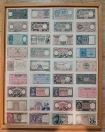 Collezione di fac-simile banconote storiche Italia
