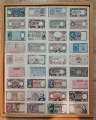 Collezione di fac-simile banconote storiche Italia