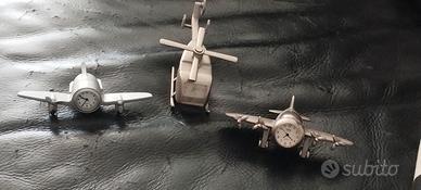 mini orologi in metallo -aviazione