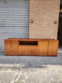 Credenza componibile Tito Agnoli Molteni anni 80