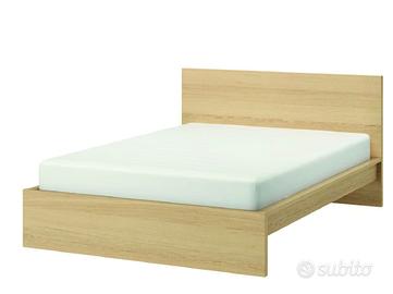 LETTO/MATERASS/COMODINO/RETE/COPRIPIUMI cm 120x200