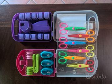 Stampini + perforatore + forbici a taglio particol