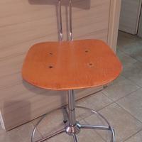 sgabello girevole anni 70