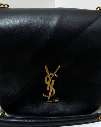 Yves Saint Laurent borsa pelle nera vintage