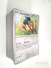Mazzo 100+ carte Pokemon italiane tutte differenti