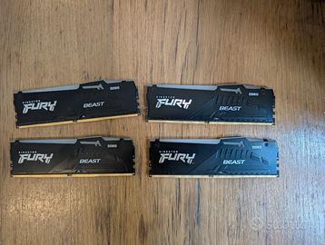 Kingston furybeast ddr5 6000 4 x 16 gb