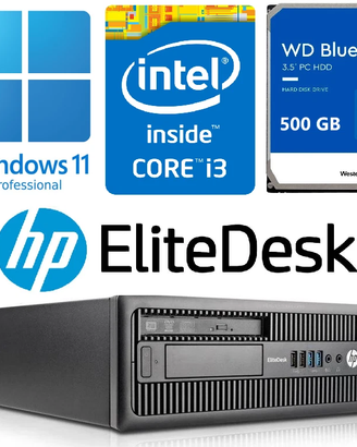 HP PC | Windows 11 Pro | Intel i3 | 8GB | HD 500GB
