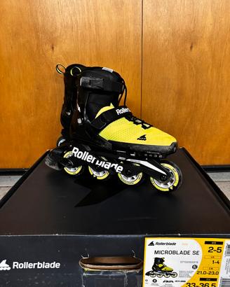 Pattini Rollerbkade microblade Se 33-36,5 cm 21-23