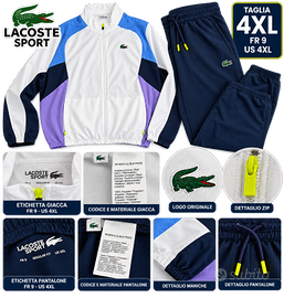 🔥 Tuta Lacoste Sport Originale 4XL – Completa Gia
