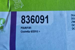 Volano Bimassa VALEO 836091 per Alfa Romeo Giuliet