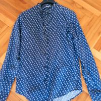 Camicia coreana blu Imperial