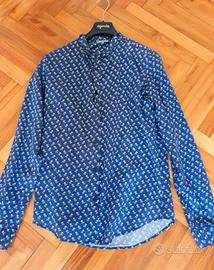 Camicia coreana blu Imperial