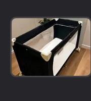 Lettino/box a 2 livelli pieghevole