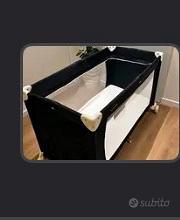 Lettino/box a 2 livelli pieghevole