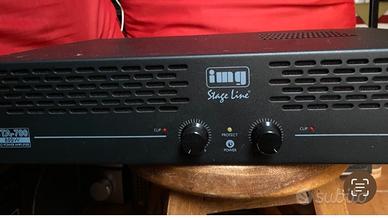 IMG Stage Line Scatola Di Iniezione Diretta - DI Box Per Connessione Strumenti A Mixer, Con Trasformatore Di Bilanciamento