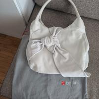 borsa pelle bianca Ballin