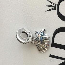 Pandora Charm stella marina tropicale e conchiglia