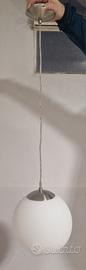 3 Lampade sospensione sfera 35 vetro opaco