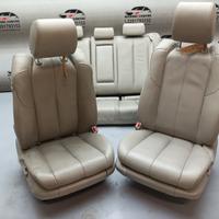 Set completo sedili in pelle beige anteriore+poste