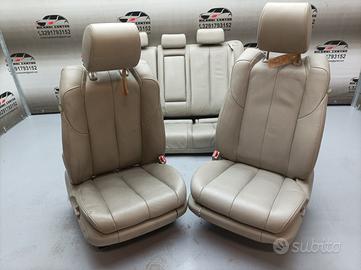 Set completo sedili in pelle beige anteriore+poste