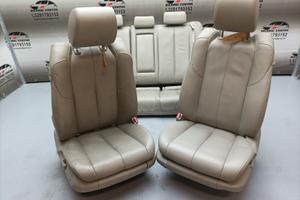 Set completo sedili in pelle beige anteriore+poste