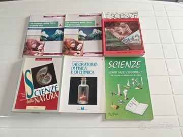 Lotto sei libri di scienza, nuovi