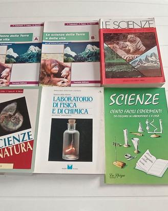 Lotto sei libri di scienza, nuovi