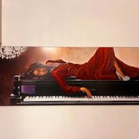 Quadro in mdf con swarovsky