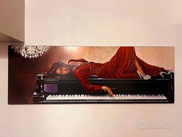 Quadro in mdf con swarovsky