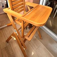 Seggiolone in legno Foppapedretti