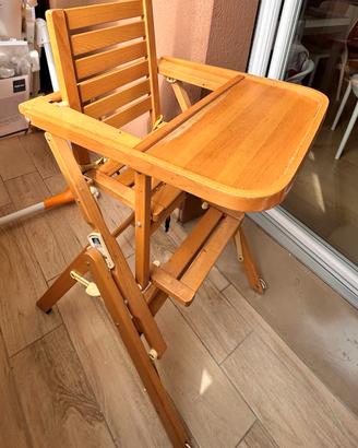 Seggiolone in legno Foppapedretti