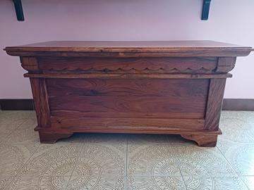 cassapanca legno arte povera
