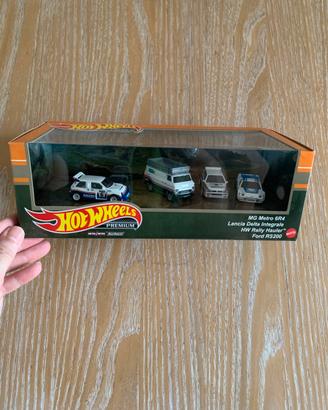 Hotwheels premium Lancia Delta Int, Ford RS200…