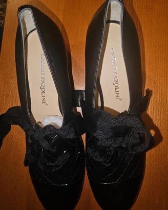 Scarpe Carlo Pazolini, Nero, Décolleté Floreale
