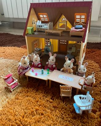Set completo Sylvanian families coniglietti