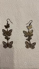 Orecchini a farfalla antichi