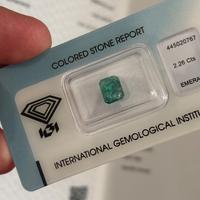 Smeraldo certificato Igi