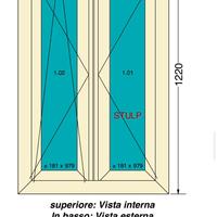 Finestra in PVC salamander