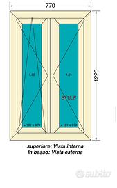 Finestra in PVC salamander