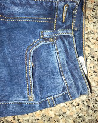 Jeans Donna Farfallina Flare Zampa Sfrangiato M 40