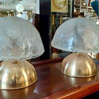 Coppia Lampade modernariato Design Angelo Brotto 