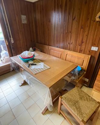 Tavolo cucina Cassapanca contenitore tirolese