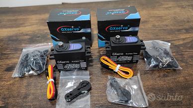 2 servocomandi GXservo HV da 42KG Brushless 