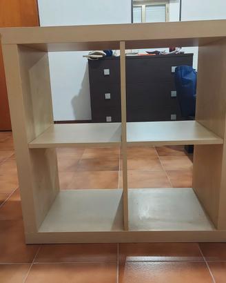 Scaffale IKEA KALLAX 4 cubi (2x2) - Effetto Legno