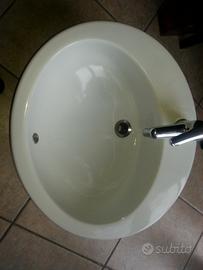 Lavabo da incasso in porcellana 